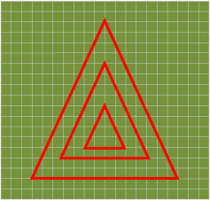 Алгоритм треугольника кумир. Треугольник в треугольнике чертежник. Чертежник квадрат треугольник. Кумир чертежник треугольник в треугольнике. Алгоритм правильного треугольника чертежник.